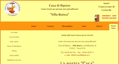 Desktop Screenshot of casavillabianca.it