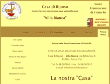 Tablet Screenshot of casavillabianca.it